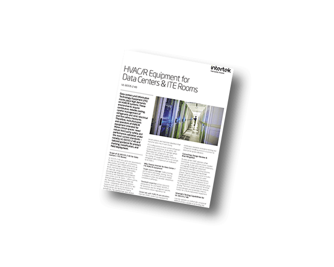 HVAC/R Equipment for Data Centers & ITE Rooms | Fact Sheet