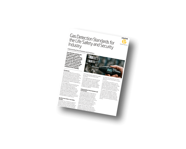 Navigating Gas Detector Standards for LSS | Fact Sheet